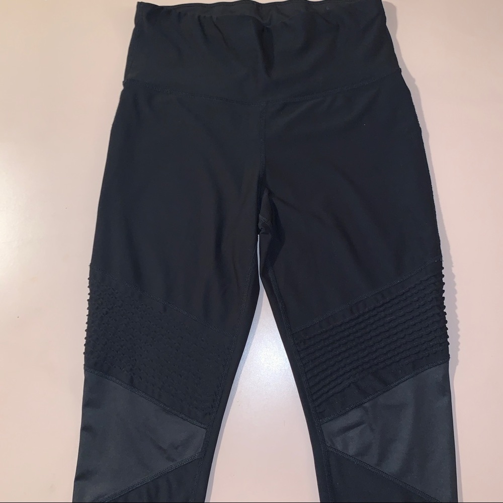 Mixed Textured Active Leggings